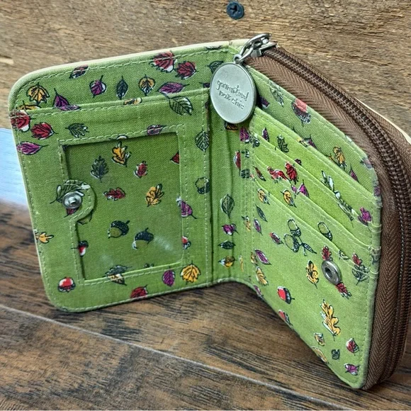 Jeffrey Fulvimari Nature Girl Bobbypin Wallet Zip/Snap - Picture 6 of 11